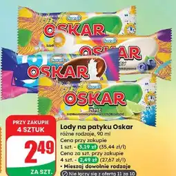 Dino Lód śmietankowy w mlecznej czekoladzie Koral Oskar oferta