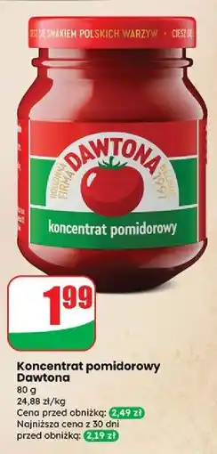 Dino Koncentrat pomidorowy 30% Dawtona oferta