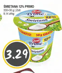 Słoneczko Smietana 12% Primo Zott oferta