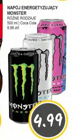Słoneczko Napój energetyzujący Monster oferta