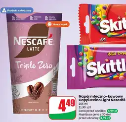 Dino Napój mleczno-kawowy Cappuccino Light Nescafé Triple Zero oferta
