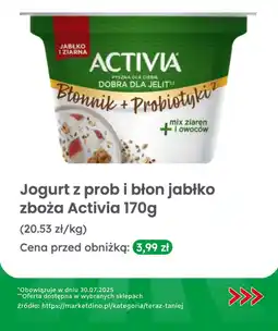 Dino Jogurt Activia z probiotykami jabłko i zboża oferta