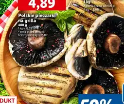 Lidl Pieczarki na grilla 1 opak. Lidl oferta