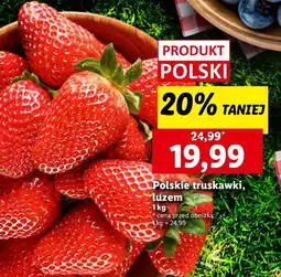 Lidl Truskawki polskie 1 kg Lidl oferta