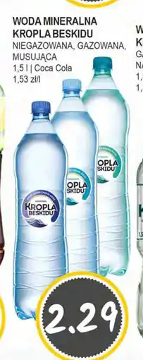 Słoneczko Woda mineralna Kropla Beskidu oferta