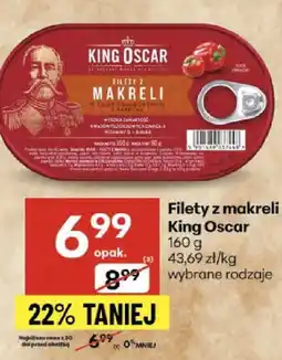 Delikatesy Centrum Makrela King Oscar filety oferta