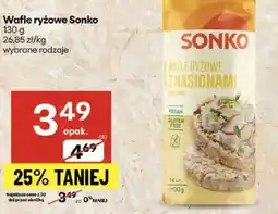 Delikatesy Centrum Wafle ryżowe Sonko z nasionami oferta