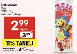 Delikatesy Centrum Żelki Zozole cola oferta