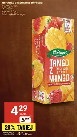 Delikatesy Centrum Herbata ekspresowa Herbapol Tango truskawka & mango oferta