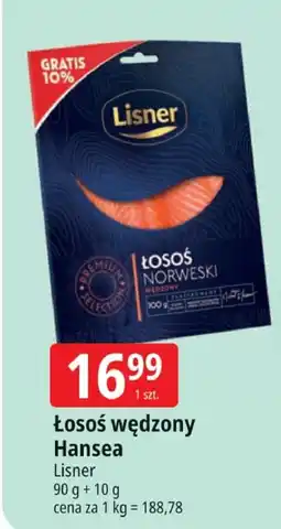 E.Leclerc Łosoś wędzony Hansea Lisner oferta