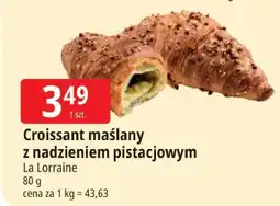 E.Leclerc Croissant maślany z nadzieniem pistacjowym La Lorraine oferta