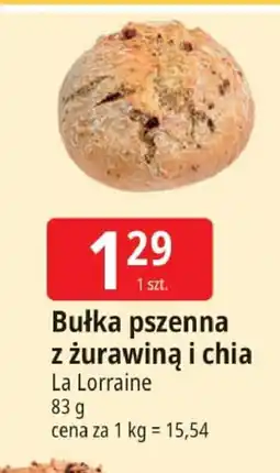 E.Leclerc Bułka pszenna z żurawiną i chia La Lorraine oferta