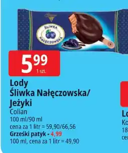 E.Leclerc Lody Śliwka Nalęczowska/Języki Colian oferta