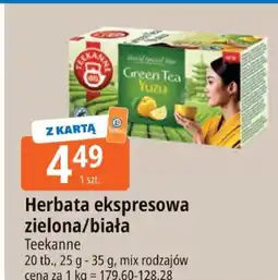 E.Leclerc Herbata zielona/biała ekspresowa Teekanne oferta