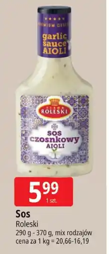 E.Leclerc Sos czosnkowy Aioli Roleski oferta