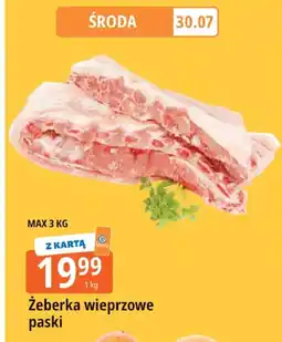 E.Leclerc Żeberka wieprzowe paski Leclerc oferta