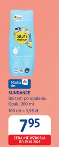 dm drogerie markt Balsam po opalaniu Sundance oferta
