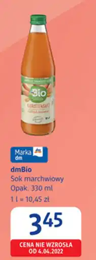 dm drogerie markt dmBio Sok marchwiowy oferta