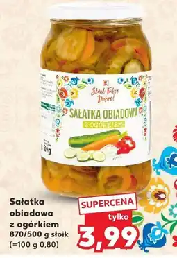 Kaufland Sałatka obiadowa z ogórkiem Stąd Takie Dobre oferta
