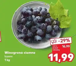 Kaufland Winogrona ciemne 1 kg Kaufland oferta