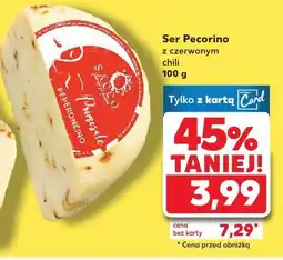 Kaufland Ser Pecorino z czerwonym chili Kaufland oferta