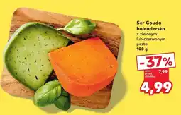 Kaufland Ser Gouda holenderska z zielonym pesto Kaufland oferta