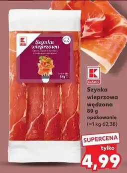 Kaufland Szynka wieprzowa wędzona K-Classic oferta