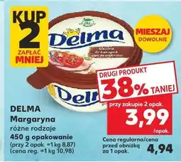Kaufland Margaryna Delma, różne rodzaje oferta