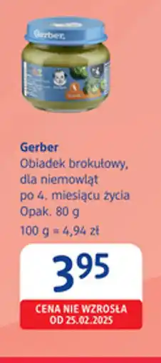 dm drogerie markt Gerber obiadek brokułowy oferta