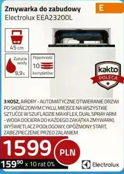 Kakto Zmywarka do zabudowy Electrolux oferta