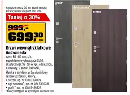 OBI Drzwi wewnętrzne Orzech oferta