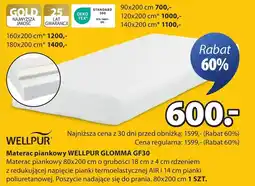 JYSK Materac Wellpur oferta