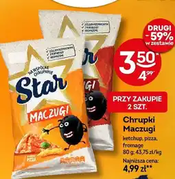 Żabka Chrupki Maczugi Star ketchup, pizza, fromage oferta