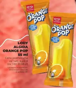 Duży Ben Lody Algida Orange Pop 55 ml oferta