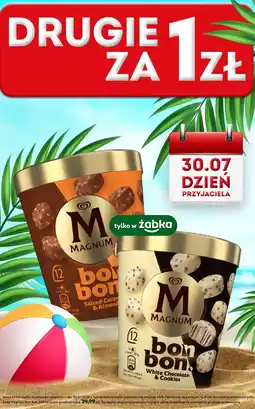 Żabka Lody Magnum Bon Bon White Chocolate & Cookies 204ml oferta