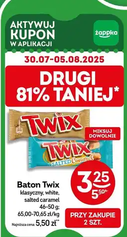 Żabka Baton Twix klasyczny, white, salted caramel oferta