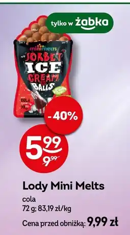 Żabka Lody Mini Melts cola oferta