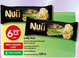 Żabka Lody Nuii Cream & Anatolian Pistachio oferta