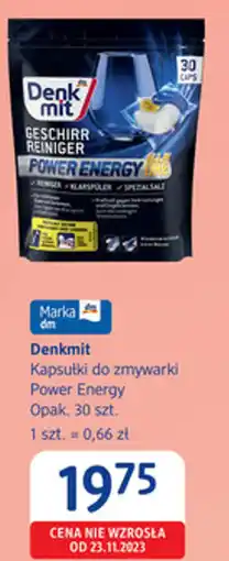dm drogerie markt Kapsułki do zmywarki Denkmit Power Energy oferta