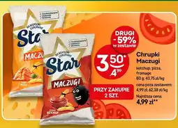 Żabka Chrupki Maczugi Star ketchup, pizza, fromage oferta
