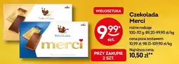Żabka Czekolada Merci różne rodzaje oferta