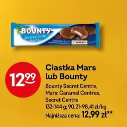 Żabka Ciastka Mars lub Bounty Secret Centre oferta