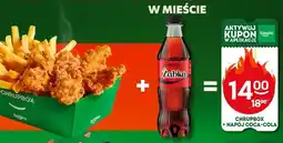 Żabka Chrupbox z napojem Coca-Cola Żabka oferta