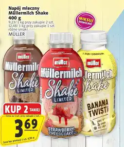 Prim Market Napój mleczny Müllermilch Shake różne smaki MÜLLER oferta