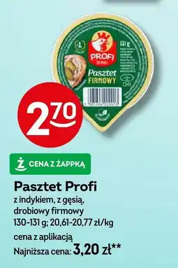 Żabka Pasztet Profi z indykiem/z gęsią/drobiowy firmowy oferta