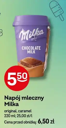 Żabka Napój mleczny Milka original, caramel oferta