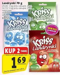 Prim Market Landrynki miętowo-lodowe/owocowe/owocowe Kriss oferta