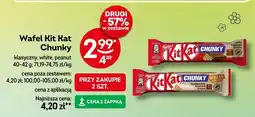 Żabka Wafel Kit Kat Chunky klasyczny, white, peanut oferta