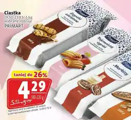 Prim Market Ciastka Primart różne rodzaje oferta