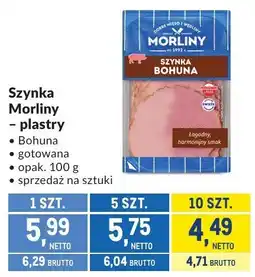 Makro Wędlina szynka Morliny Bohuna oferta